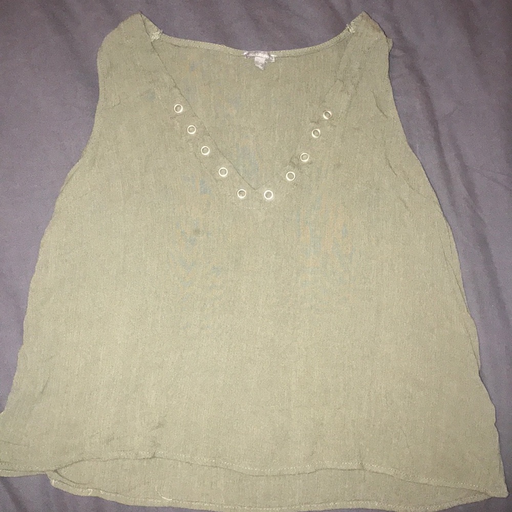 Olive blouse